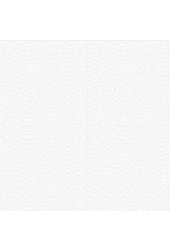 Figo Basically Black & White, White on White Beaded Wave, Fabric Half-Yards