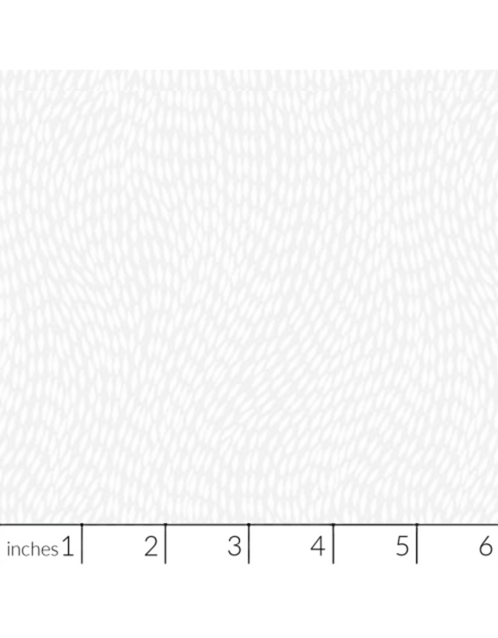 Figo Basically Black & White, White on White Beaded Wave, Fabric Half-Yards