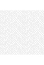 Figo Basically Black & White, White on White Blossom, Fabric Half-Yards
