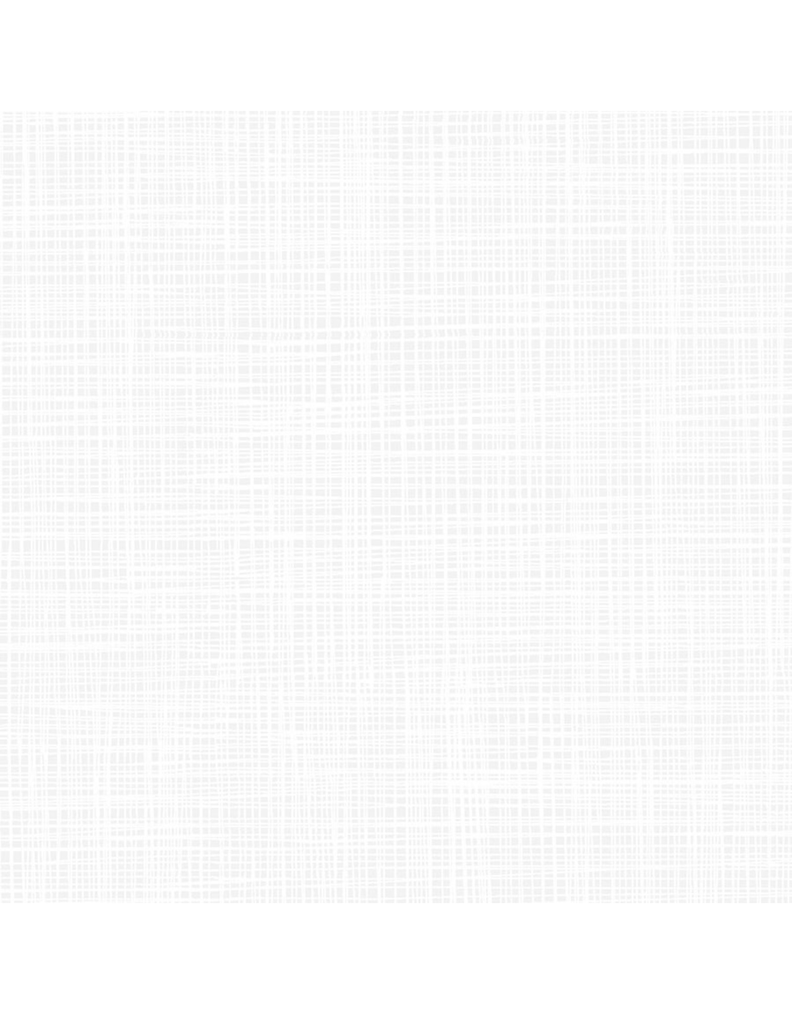 Figo Basically Black & White, White on White Woven, Fabric Half-Yards
