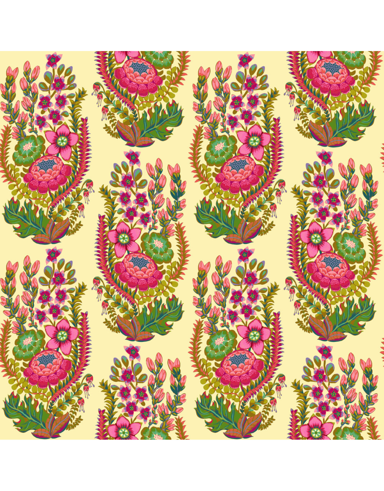Anna Maria 108" Quilt Backs, Outstretched in Cream, Fabric Half-Yards