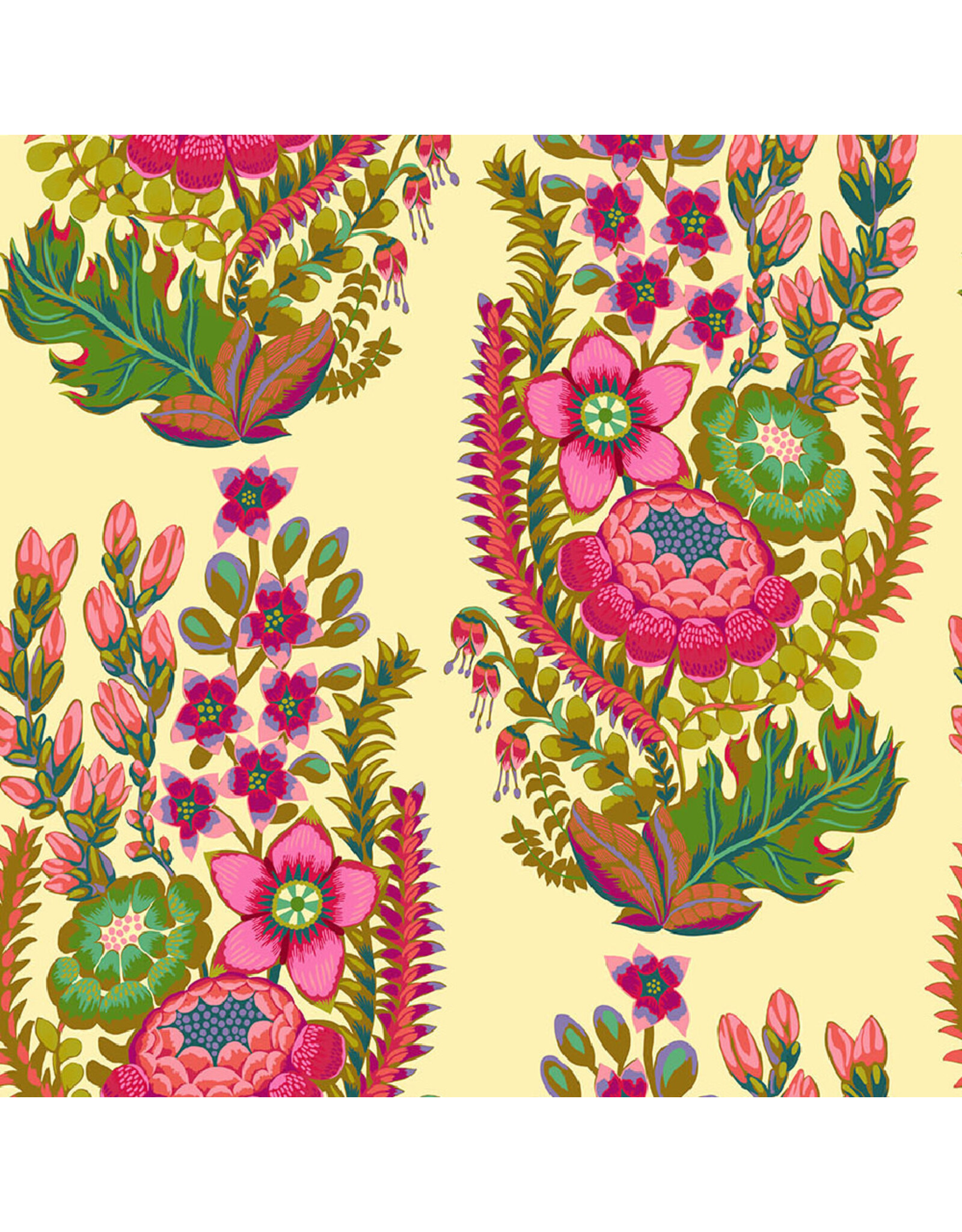 Anna Maria 108" Quilt Backs, Outstretched in Cream, Fabric Half-Yards