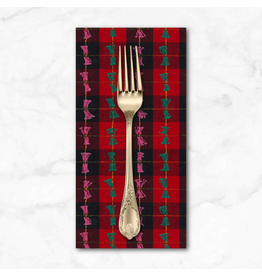 Christmas Collection Silver Lining, Presents in Portrait, Dinner Napkin