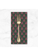 Christmas Collection Silver Lining, Tree Farm in Preppy, Dinner Napkin