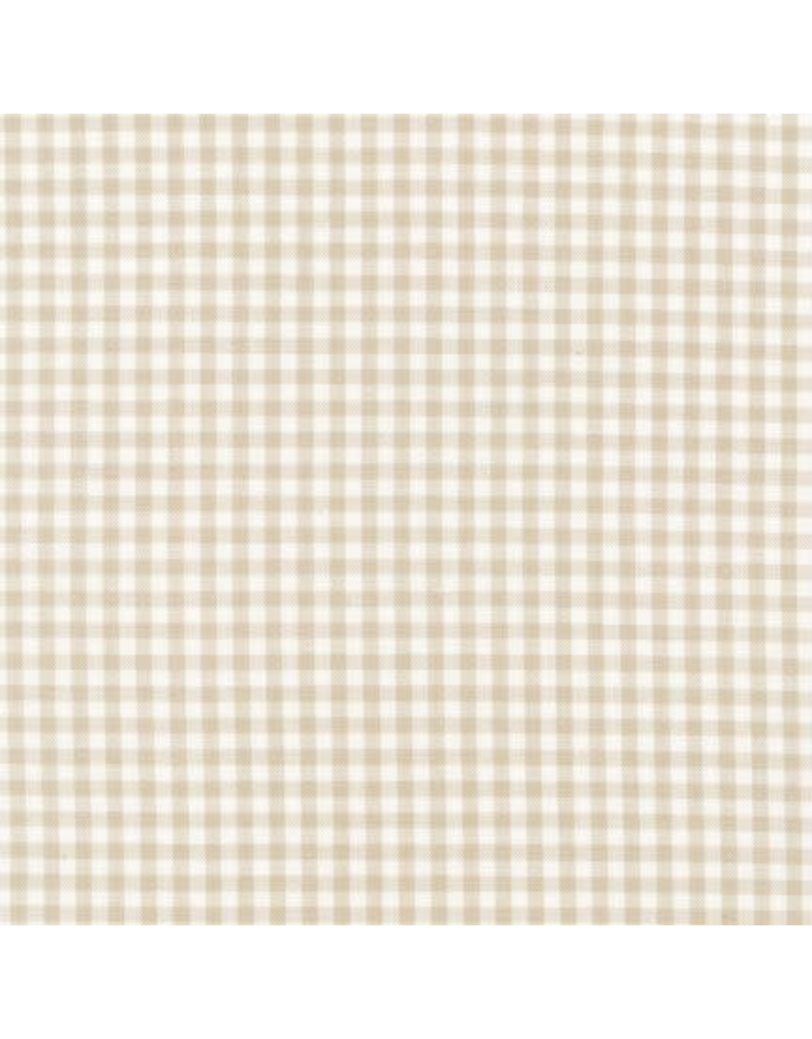 Robert Kaufman Carolina Gingham, 1/8” in Sand, Lightweight Yarn Dyed Woven, Fabric Half-Yards