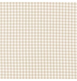 Robert Kaufman Carolina Gingham, 1/8” in Sand, Lightweight Yarn Dyed Woven, Fabric Half-Yards