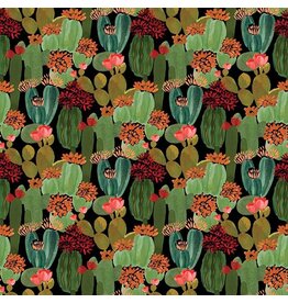 Dear Stella Wild & Free, Cactus Blooms in Multi, Fabric Half-Yards