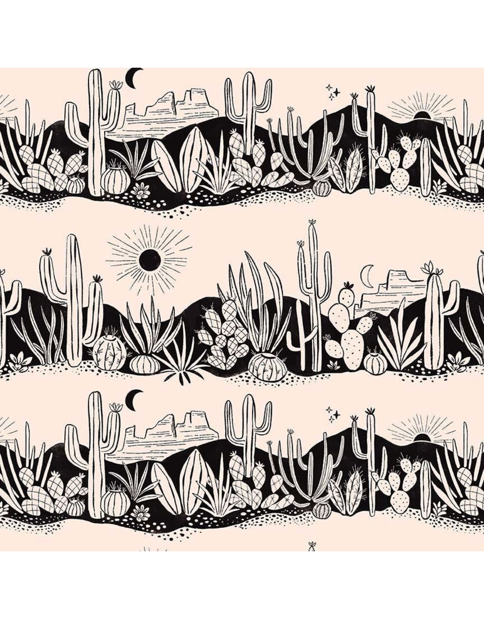 Dear Stella Wild & Free, Desert View in Dawn, Fabric Half-Yards