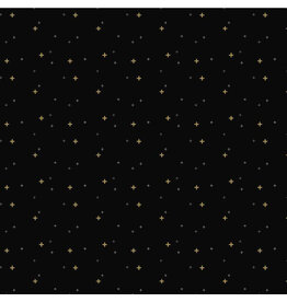 Riley Blake Fabrics Sparkler in Black,  Fabric Half-Yards