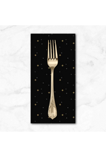 PD's Riley Blake Collection Sparkler in Black, Dinner Napkin