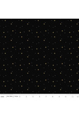 PD's Riley Blake Collection Sparkler in Black, Dinner Napkin