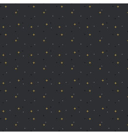 Riley Blake Fabrics Sparkler in Charcoal,  Fabric Half-Yards