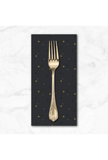PD's Riley Blake Collection Sparkler in Charcoal, Dinner Napkin