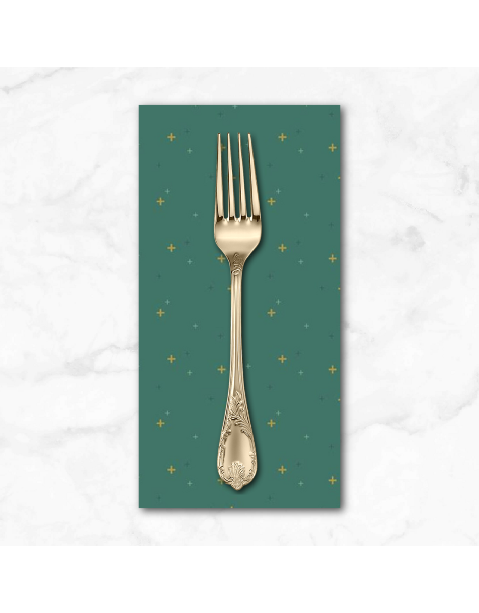 PD's Riley Blake Collection Sparkler in Jade, Dinner Napkin