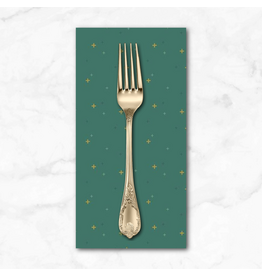 PD's Riley Blake Collection Sparkler in Jade, Dinner Napkin