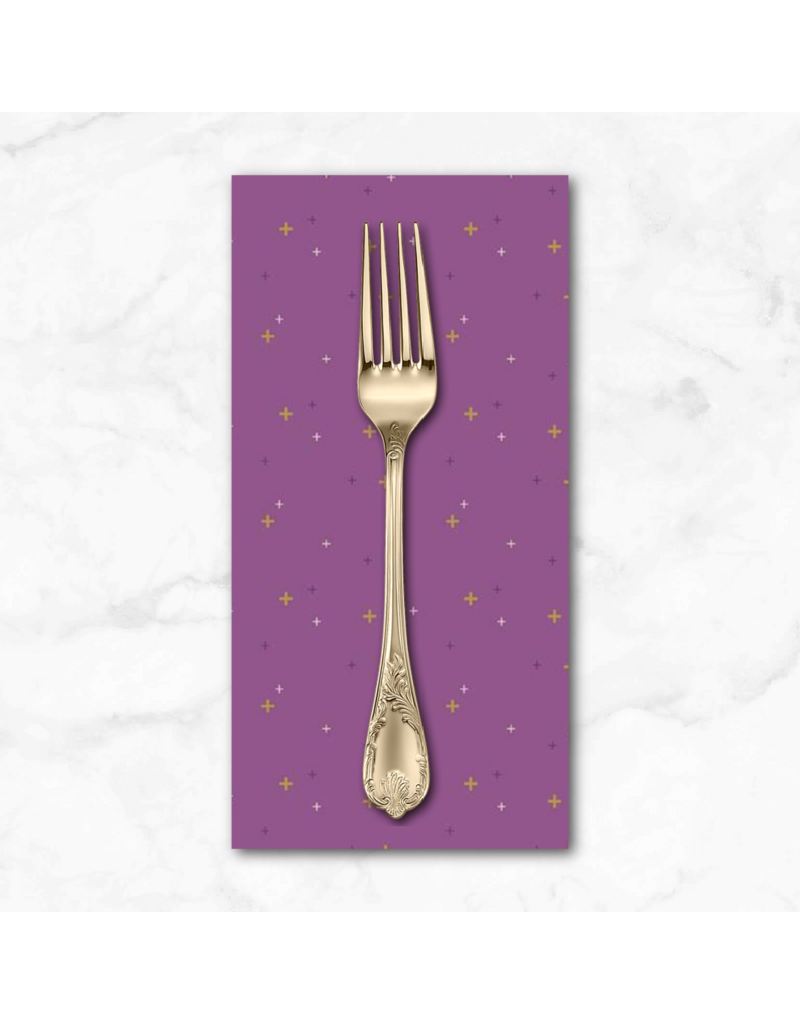 PD's Riley Blake Collection Sparkler in Orchid, Dinner Napkin