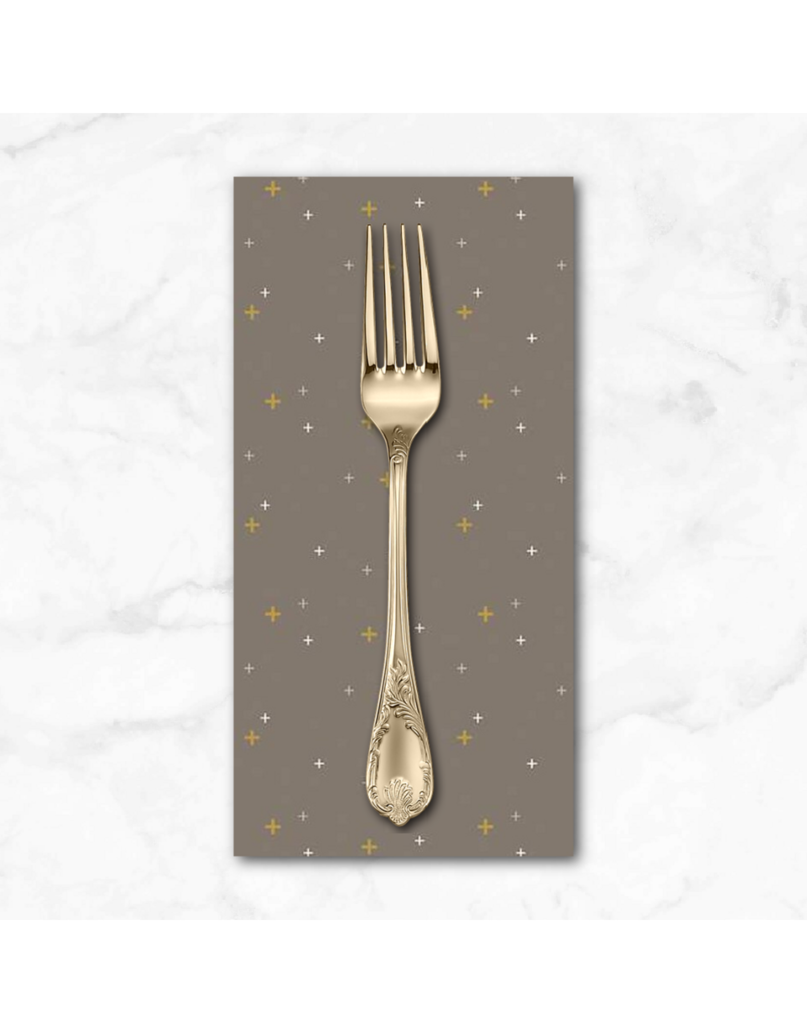 PD's Riley Blake Collection Sparkler in Pebble, Dinner Napkin