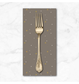 PD's Riley Blake Collection Sparkler in Pebble, Dinner Napkin