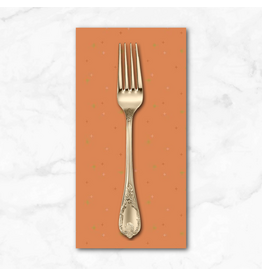 PD's Riley Blake Collection Sparkler in Pumpkin, Dinner Napkin