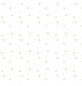 Riley Blake Fabrics Sparkler in White,  Fabric Half-Yards