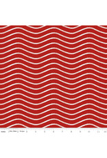 Christmas Collection Gingerbread, Icing Stripe in Red, Dinner Napkin