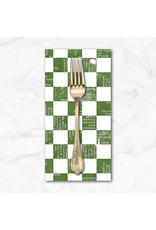 Christmas Collection Gingerbread, Ingredients Check in Green, Dinner Napkin