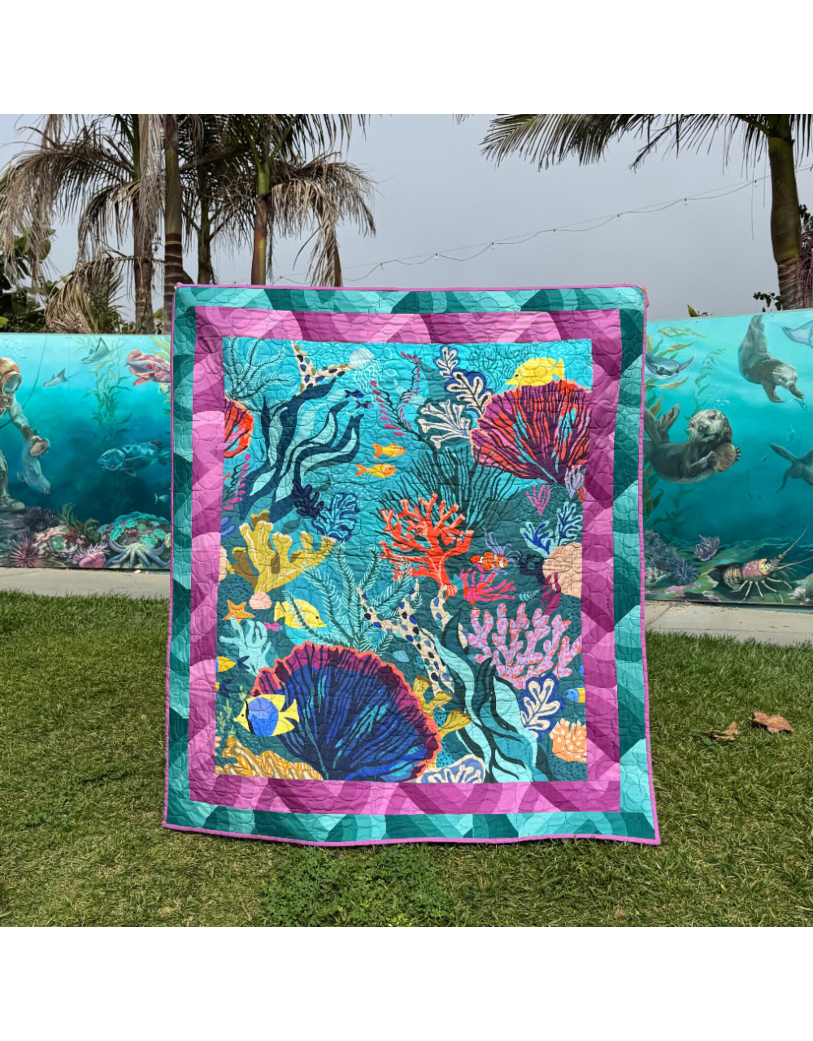 Moda The Reef, 36" x 44" Fabric Panel