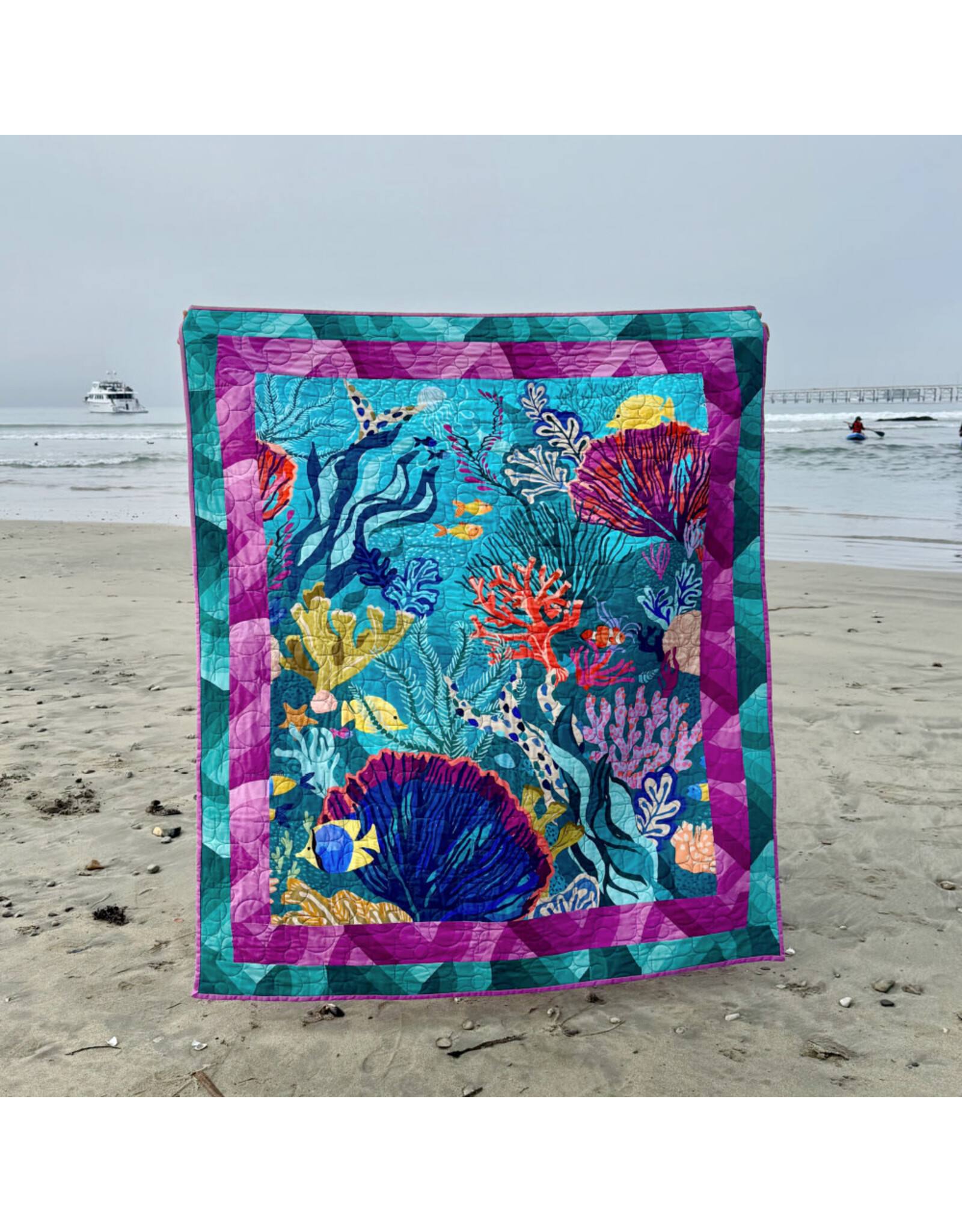 Moda The Reef, 36" x 44" Fabric Panel