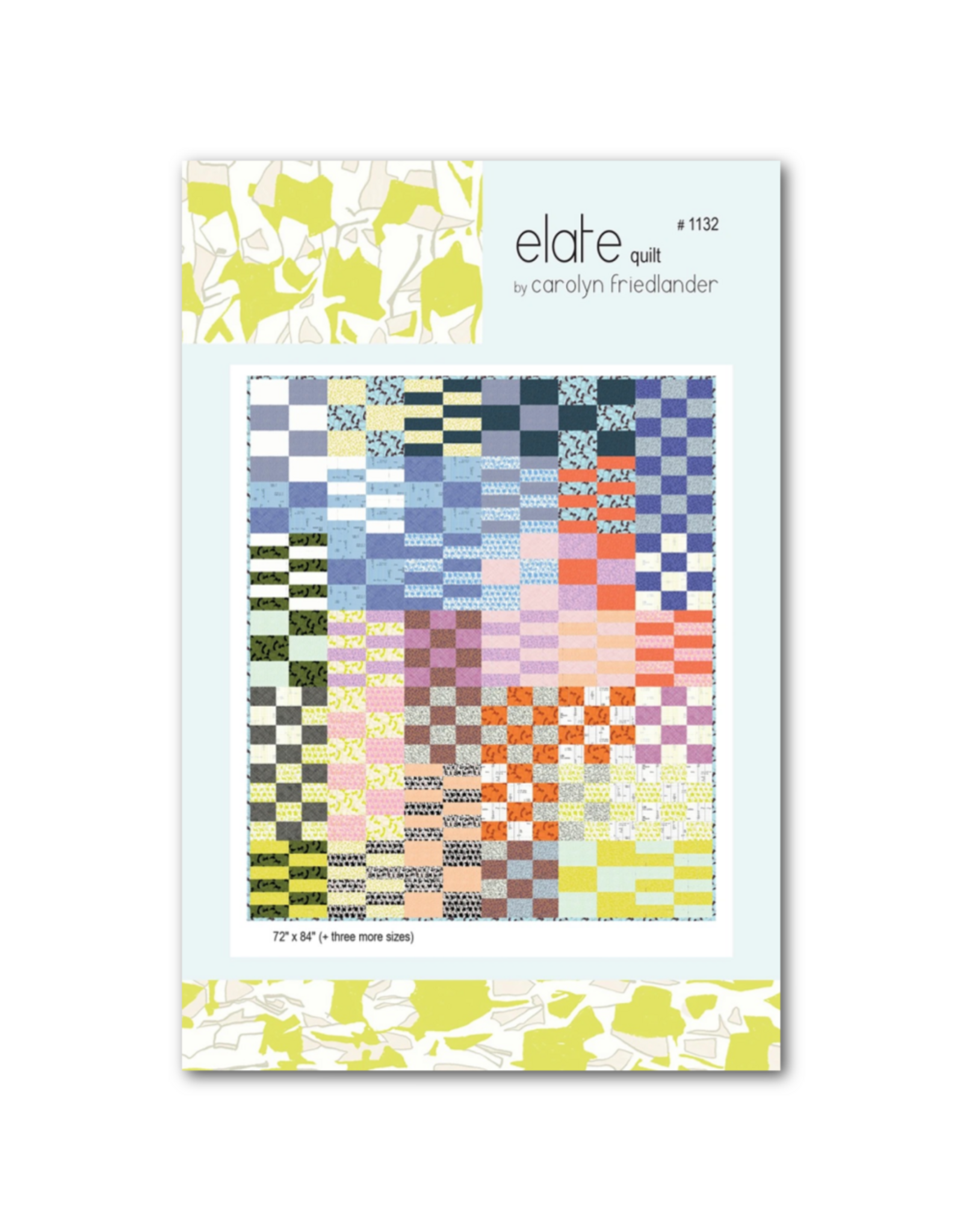 Carolyn Friedlander Elate Quilt  Pattern