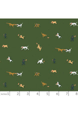 PD's Cloud9 Collection Touchdowns & Tailwags, Playing Field in Green, Dinner Napkin