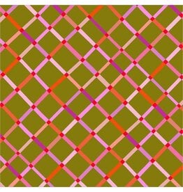Annabel Wrigley Happy Place, Crossing in Martini, Fabric Half-Yards