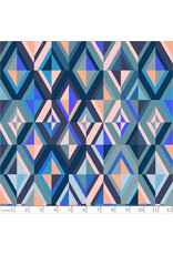 PD's Annabel Wrigley Collection Happy Place, Diamonds in Blueberry, Dinner Napkin