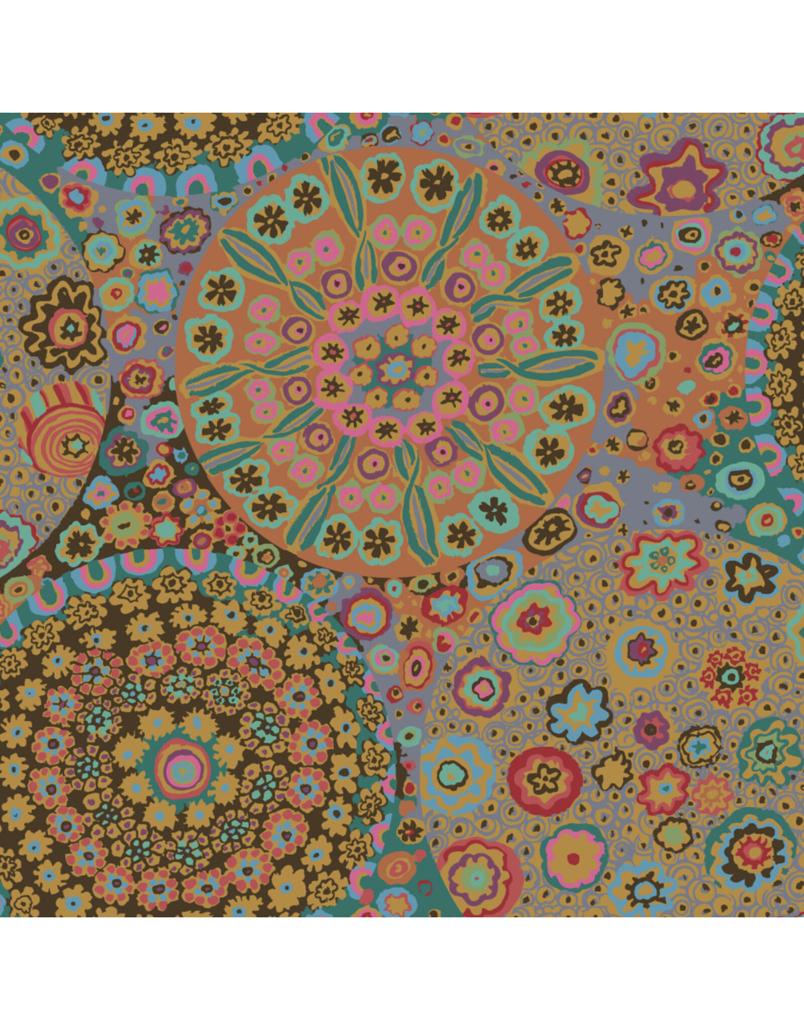 Kaffe Fassett Collective Kaffe Collective Classics, Millefiore in Antique, Fabric Half-Yards