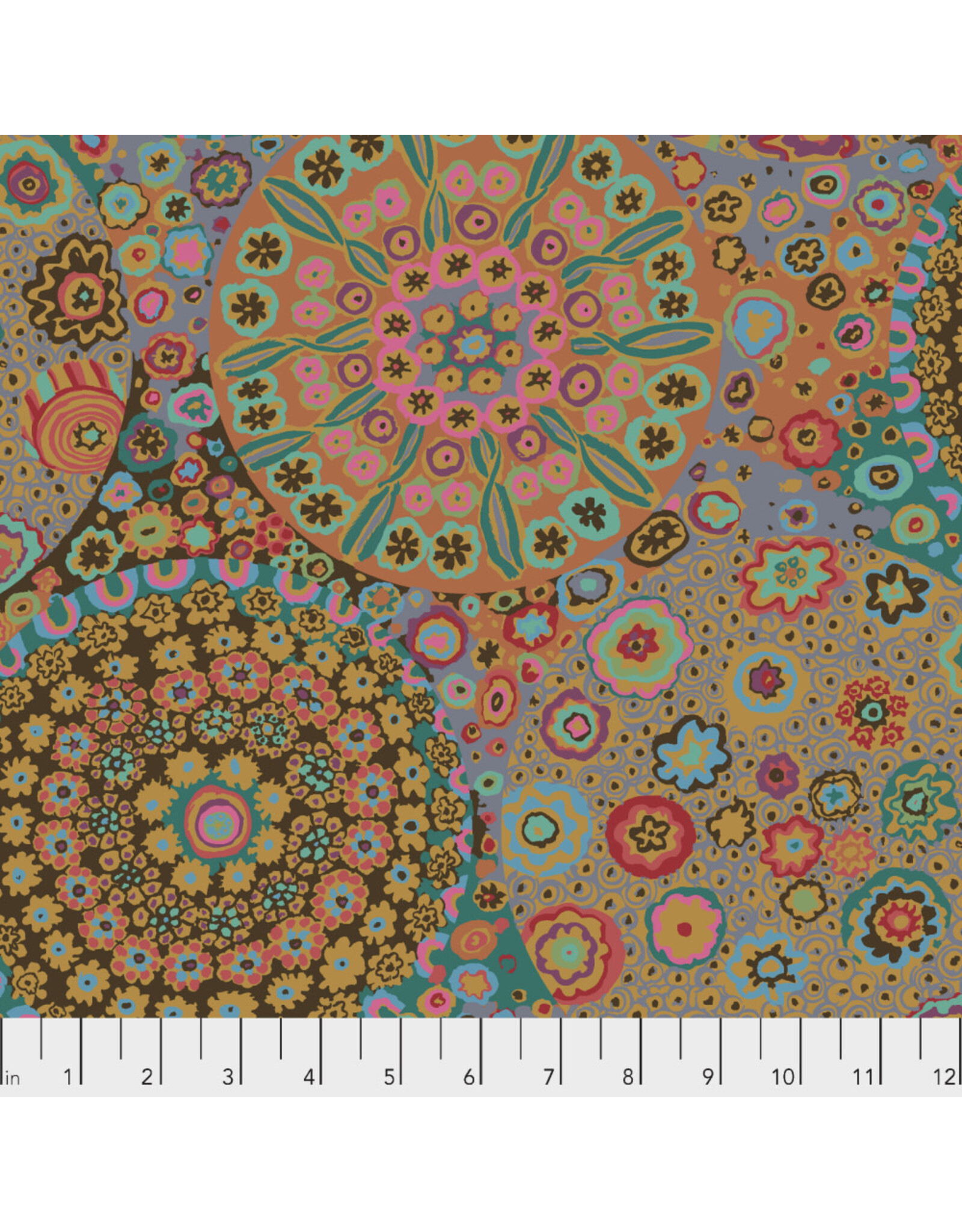 PD's Kaffe Fassett Collection Kaffe Collective Collective, Millefiore in Antique, Dinner Napkin