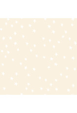 Alexia Abegg Starry New in White on Natural, Fabric Half-Yards