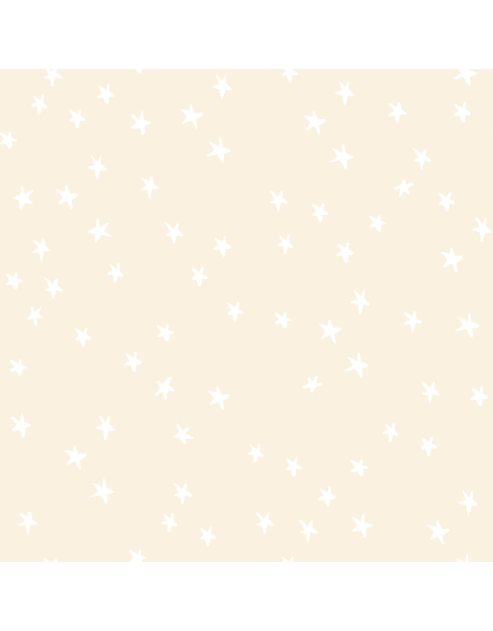 Alexia Abegg Starry New in White on Natural, Fabric Half-Yards