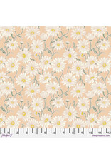 Nathalie Lété Last Fall in Japan, Daisy in Coral, Fabric Half-Yards