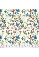 Nathalie Lété Last Fall in Japan, Butterfly Flight in Cream, Fabric Half-Yards
