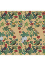 Nathalie Lété Last Fall in Japan, Birds in the Fig Tree in Multi, Fabric Half-Yards