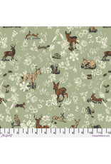PD's Nathalie Lété Collection Last Fall in Japan, Bambi and Flowers in Mint, Dinner Napkin