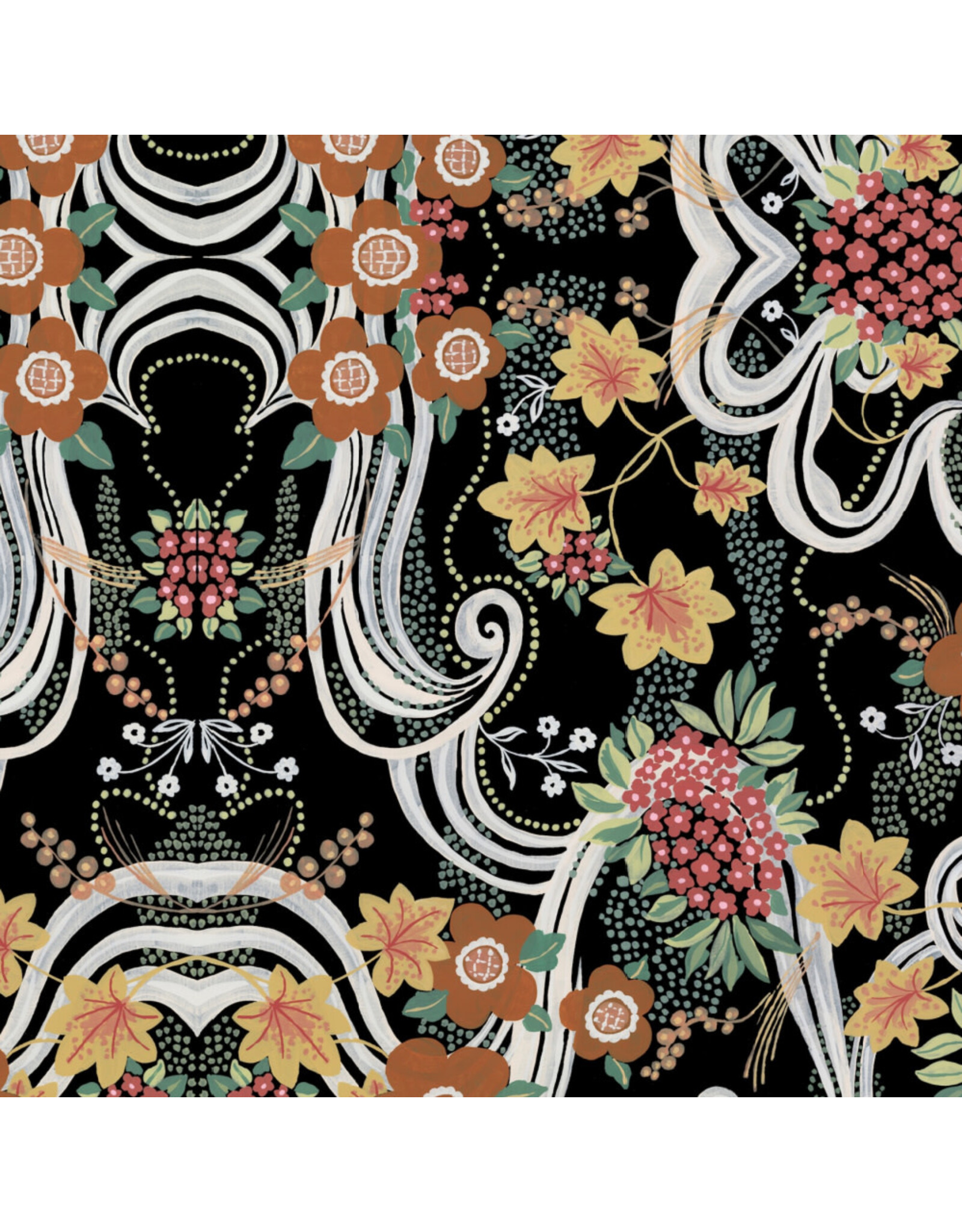 Nathalie Lété Last Fall in Japan, Autumn in Japan in Multi, Fabric Half-Yards