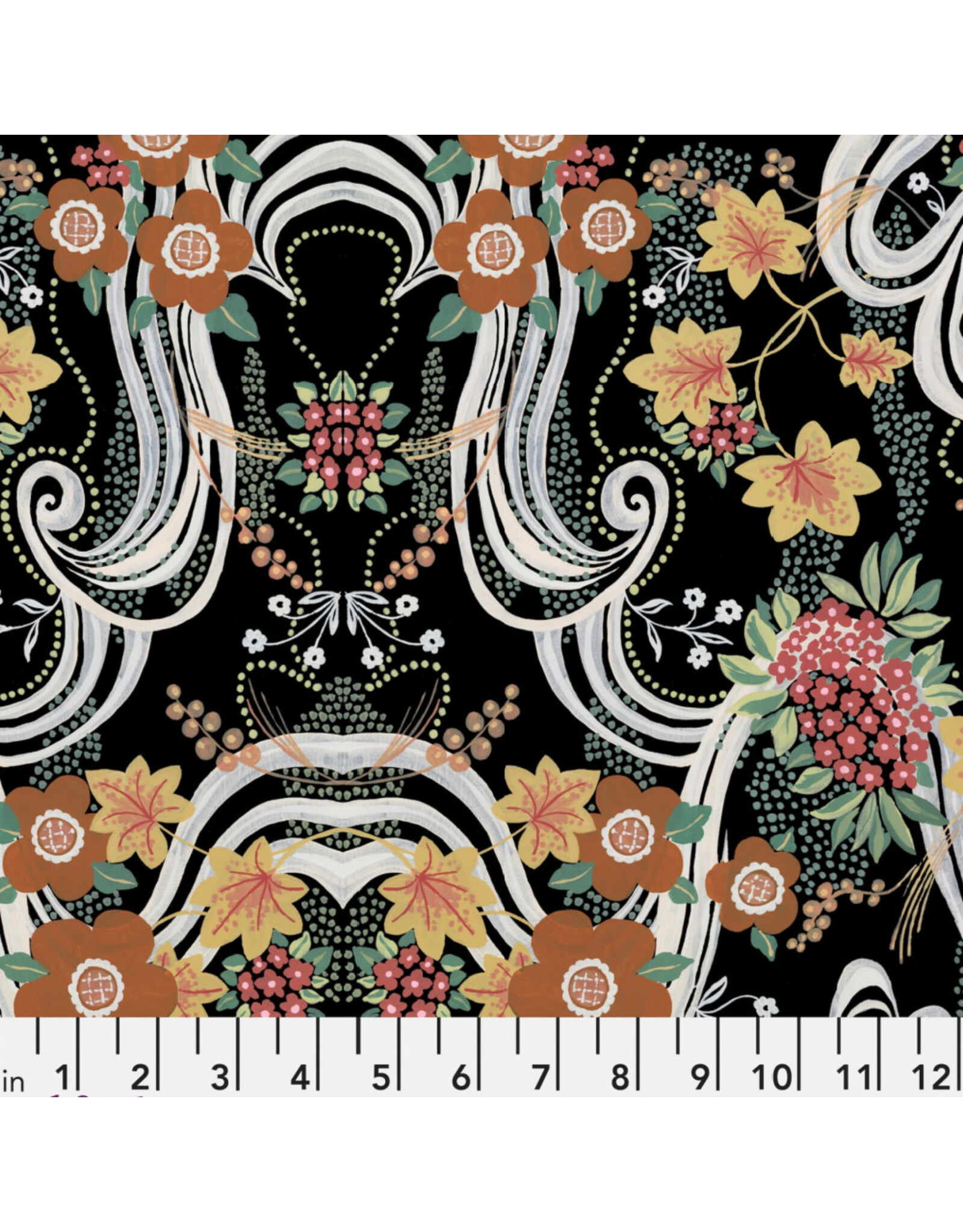 Nathalie Lété Last Fall in Japan, Autumn in Japan in Multi, Fabric Half-Yards