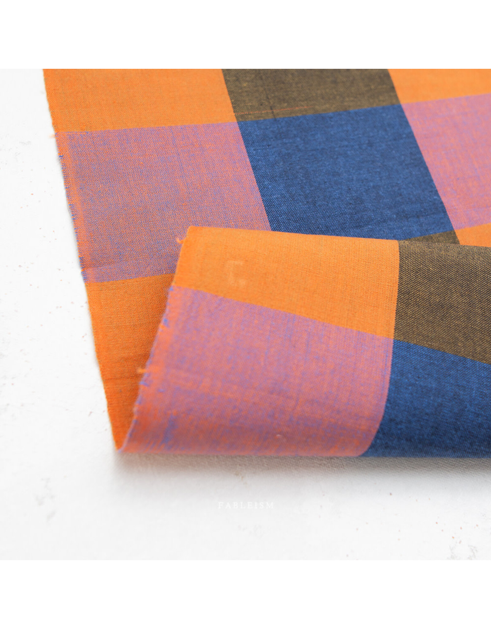 Fableism Fine & Dandy, 3" Happy Stripes in Suit, Fabric Half-Yards