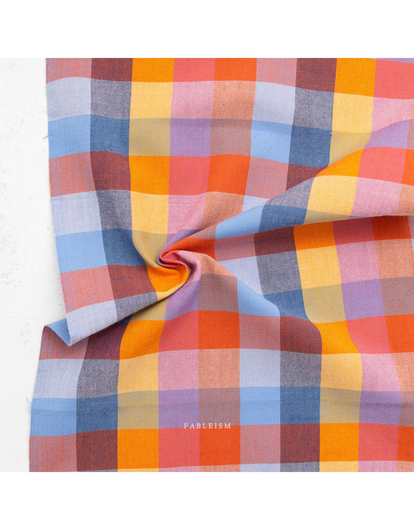 Fableism Fine & Dandy, 1" Happy Stripes in Cornucopia, Fabric Half-Yards