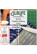 Picking Daisies Class Kit - SLO Life Studio Napkin Making Kit: Fabric, thread and sewing tools