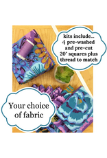 Picking Daisies Class Kit - SLO Life Studio Napkin Making Kit: Fabric, thread and sewing tools