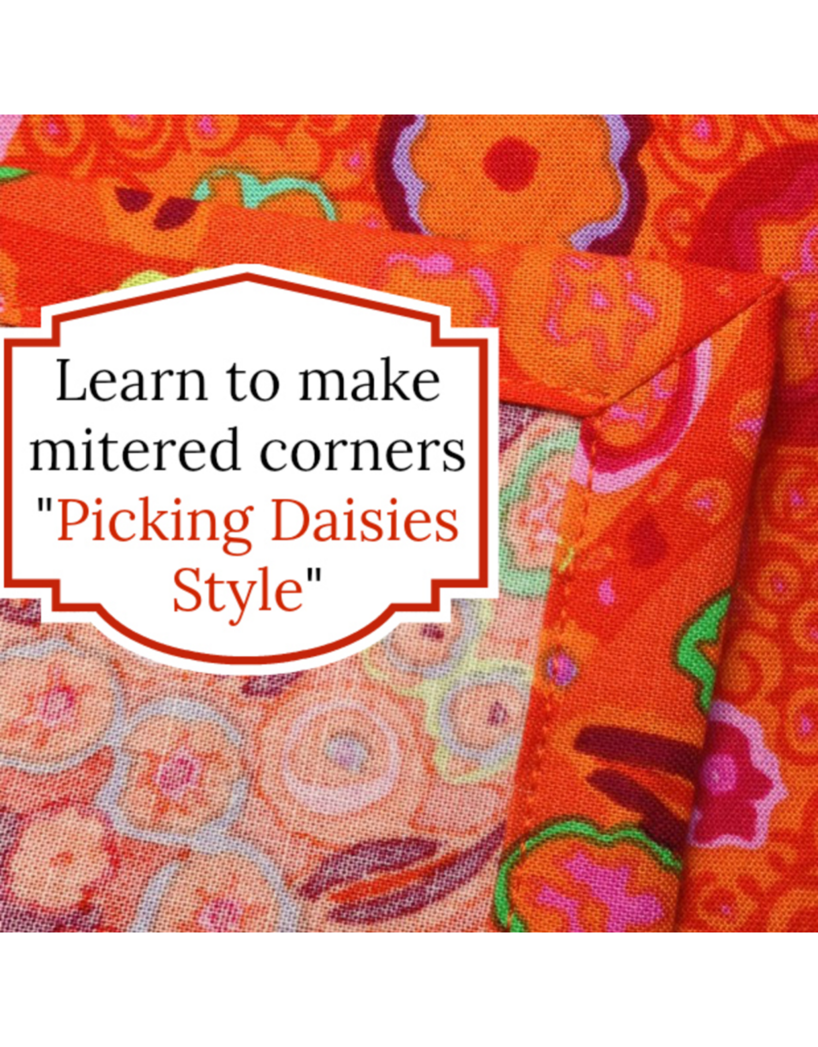 Picking Daisies Class Kit - SLO Life Studio Napkin Making Kit: Fabric, thread and sewing tools