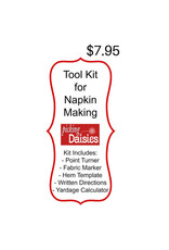 Picking Daisies Class Kit - SLO Life Studio Napkin Making Kit: Fabric, thread and sewing tools