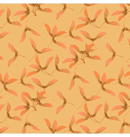 Martha Negley Golden Harvest, Whirlygigs in Straw, Fabric Half-Yards