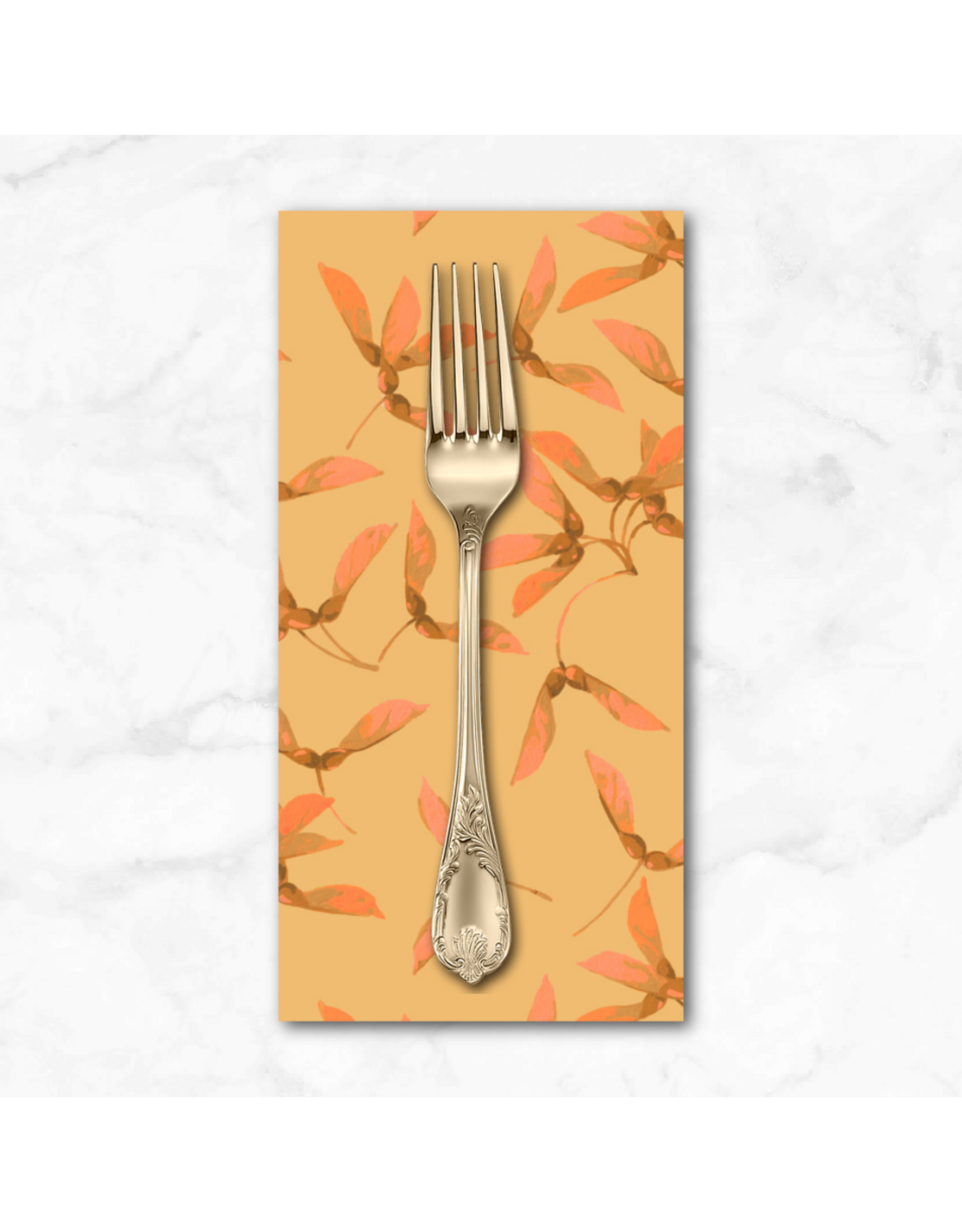 PD's Martha Negley Collection Golden Harvest, Whirlygigs in Straw, Dinner Napkin